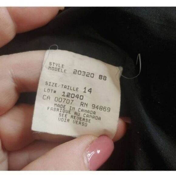 Flair Sport VINTAGE Women's Size 14 Black 100% Polyester Blazer. - Picture 5 of 6